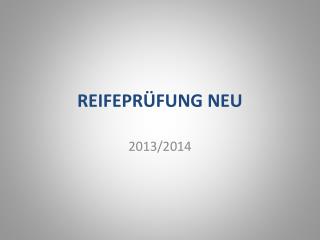 reifepr fung neu
