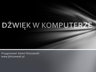 d wi k w komputerze