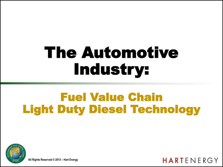 the automotive industry