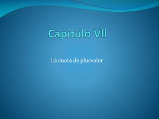 capitulo vll