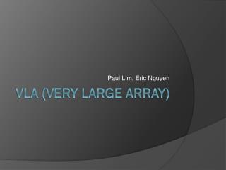 VLA (Very Large Array)