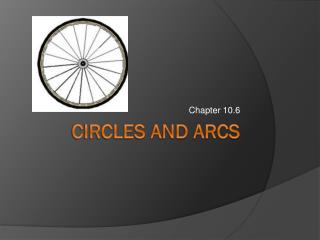 Circles and arcs