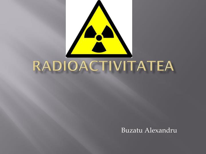 radioactivitatea