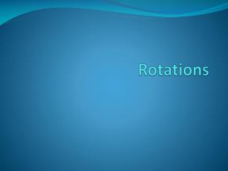 rotations