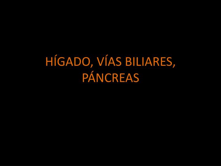 h gado v as biliares p ncreas