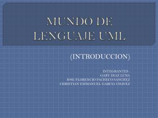 mundo de lenguaje uml