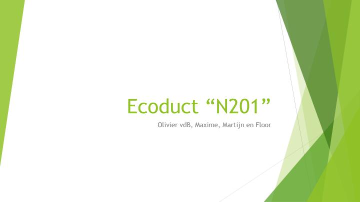 ecoduct n201