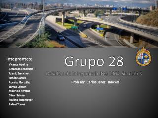 Grupo 28 Desafíos de la Ingeniería ING 1004, Sección 3
