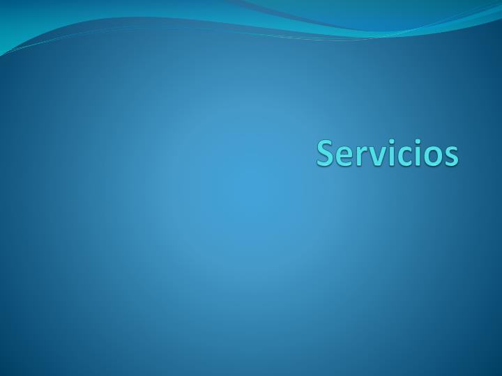 servicios