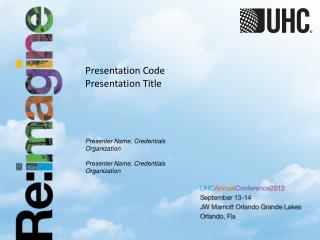 Presentation Code Presentation Title