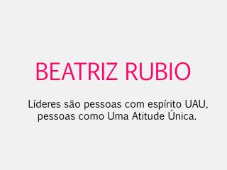 beatriz rubio