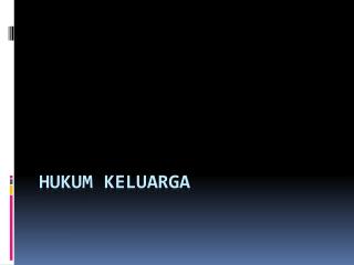 hukum keluarga