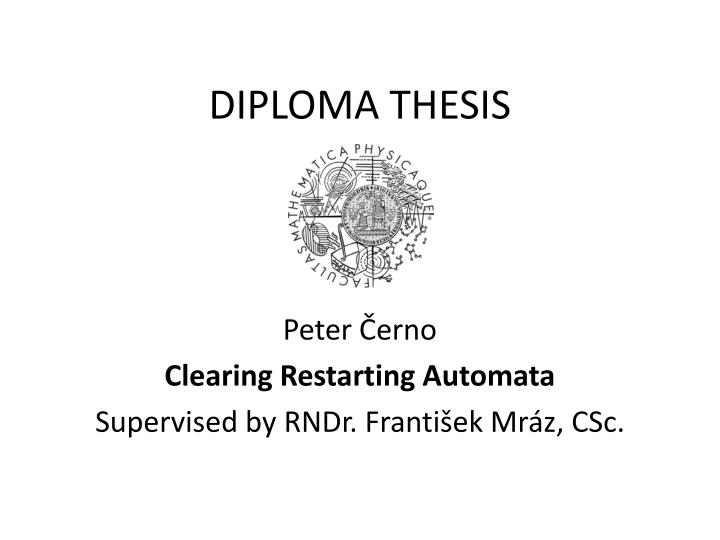 diploma thesis