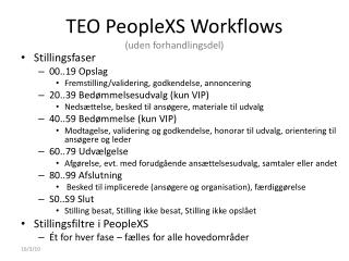 teo peoplexs workflows uden forhandlingsdel