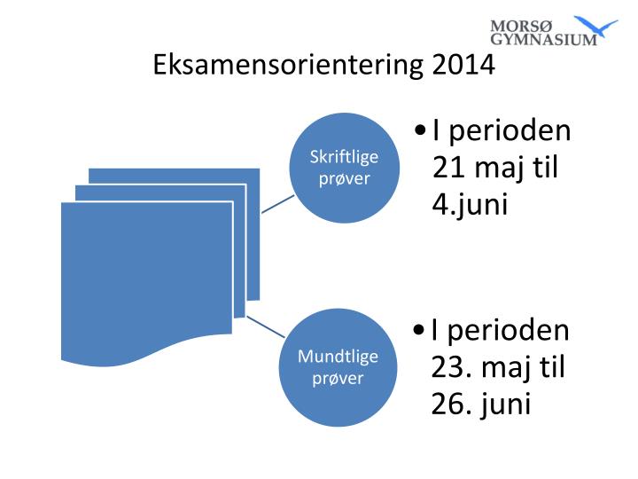 eksamensorientering 2014