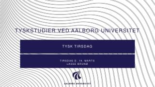 tyskstudier ved aalborg universitet
