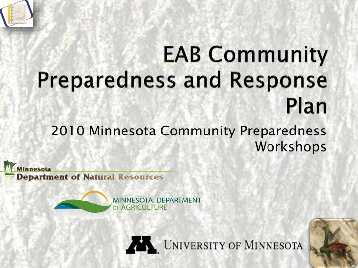 eab community preparedness and response plan