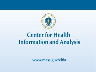 Massachusetts All-Payer Claims Database: Technical Assistance Group (TAG) February 12, 2013