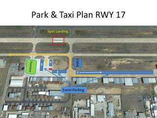 Park &amp; Taxi Plan RWY 17