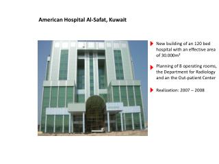 American Hospital Al-Safat, Kuwait