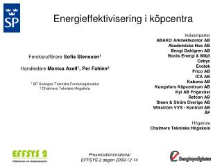 energieffektivisering i k pcentra
