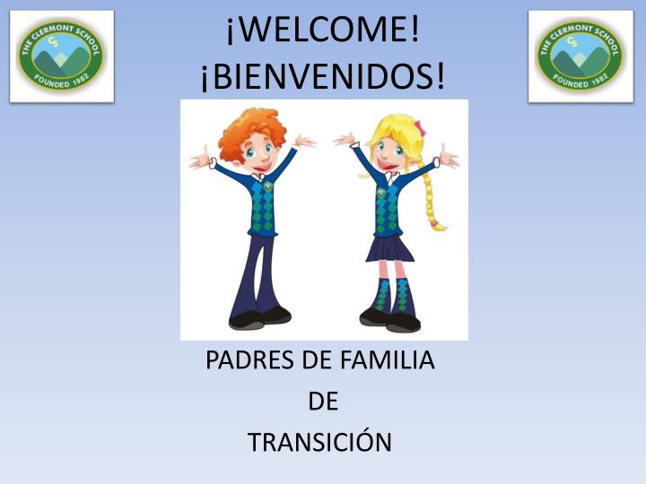 welcome bienvenidos