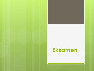 eksamen