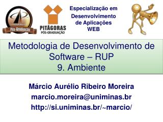 metodologia de desenvolvimento de software rup 9 ambiente