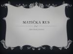 Matička rus - slide 1