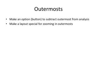 outermosts