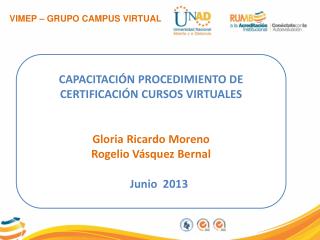 VIMEP – GRUPO CAMPUS VIRTUAL