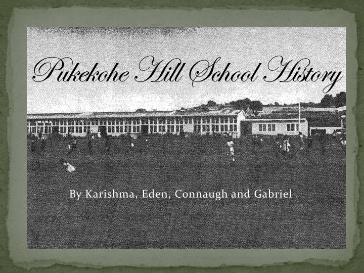 pukekohe hill school history