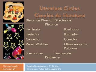 Literature Circles Circulos de literatura