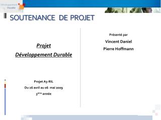 soutenance de projet
