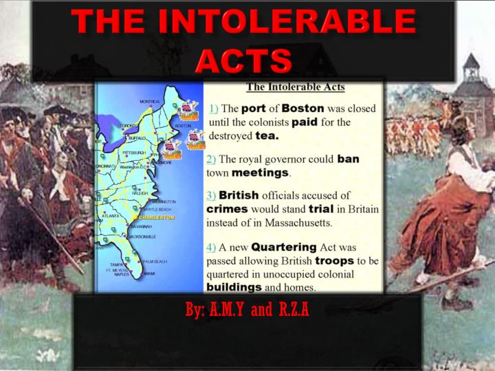 the intolerable acts
