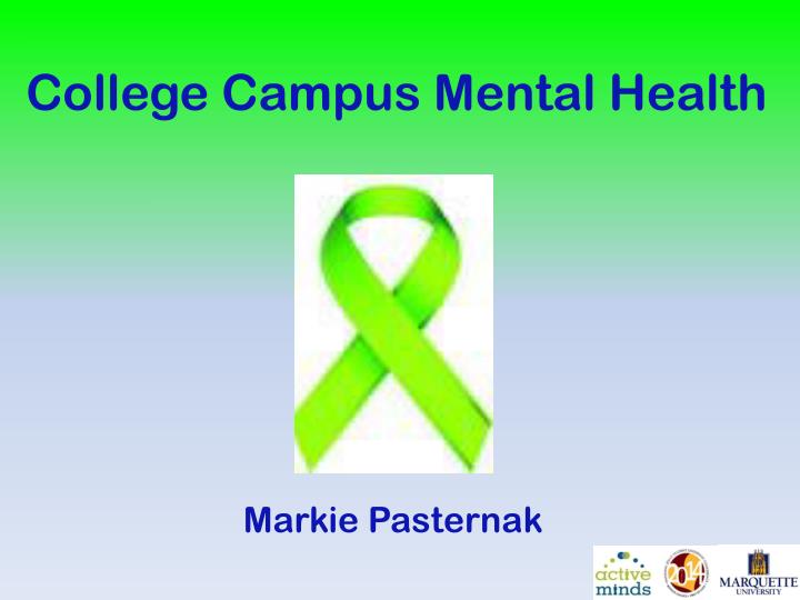 college campus mental health