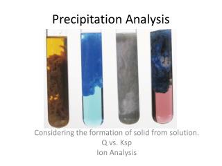 Precipitation Analysis