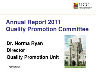 Annual Report 2011 Quality Promotion Committee