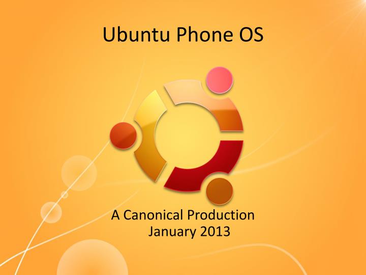 ubuntu phone os