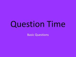 Question Time