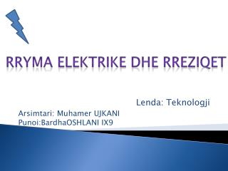 rryma elektrike dhe rreziqet
