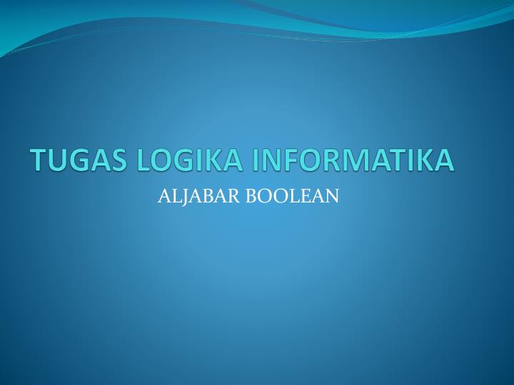 tugas logika informatika