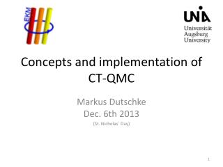 Concepts and implementation of CT-QMC