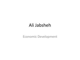 Ali Jabsheh