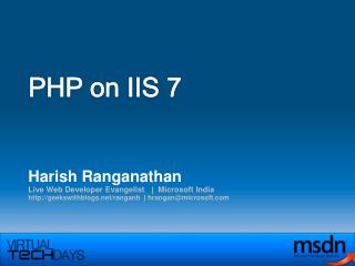 PHP on IIS 7
