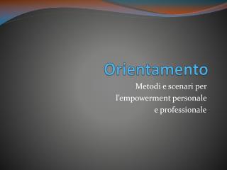 orientamento