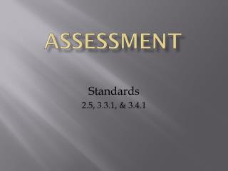 Assessment