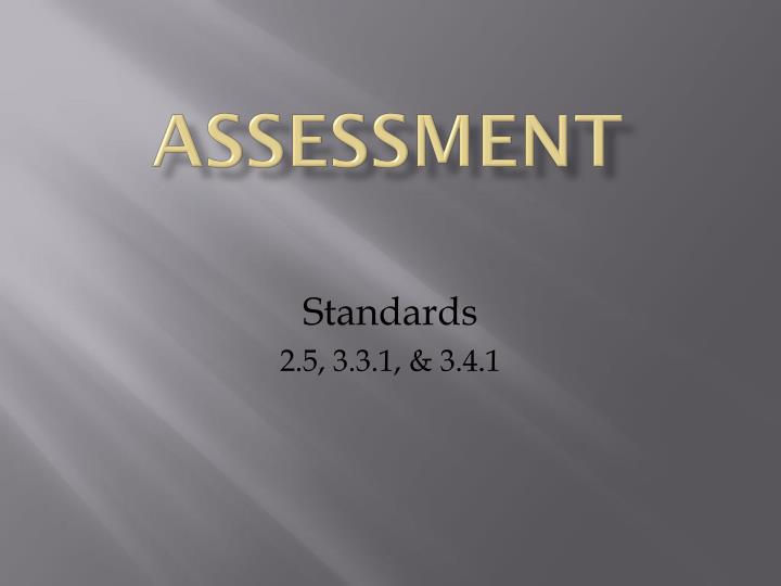 assessment