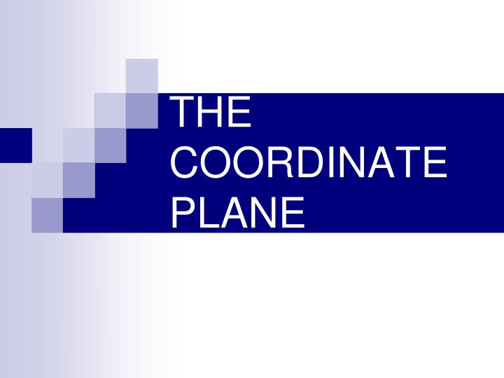 the coordinate plane