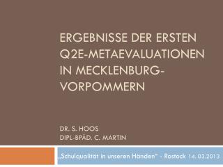 dr s hoos dipl bp d c martin